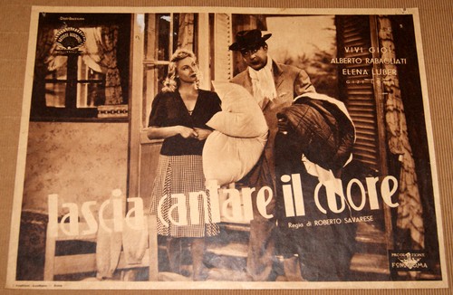 Fotobusta film lascia cantare - film,