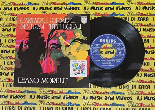 Leano morelli cantare - lp*45,