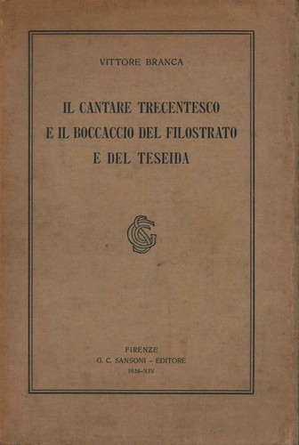 Cantare trecentesco il - trecentesco,